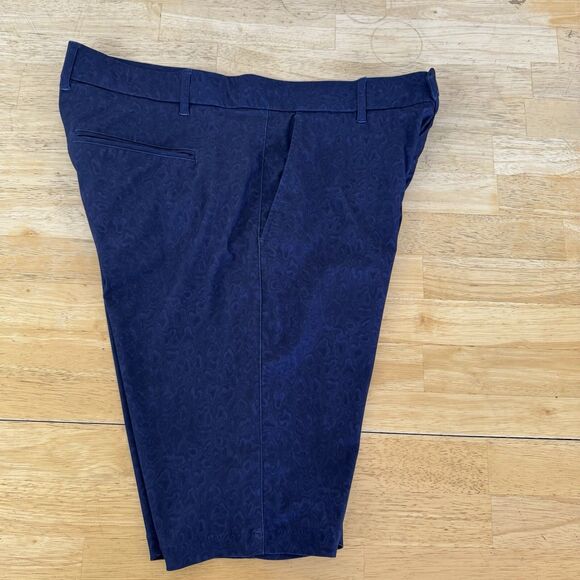 Greyson Montauk Performance Golf Shorts Stretch Breathable Lux Mens 32 Blue 10" - Picture 5 of 12